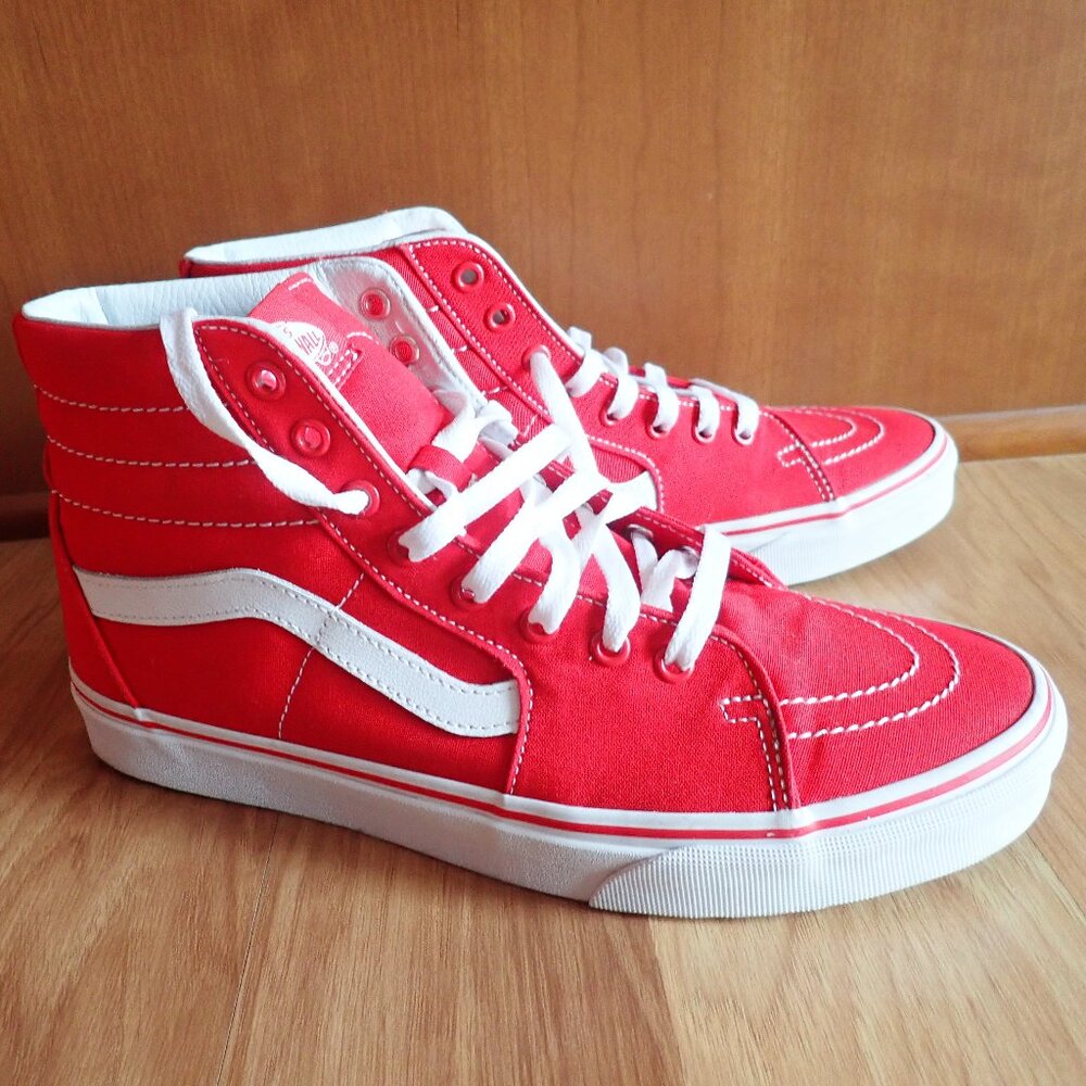 Vans Sk8-Hi Original Unisex Classic High-Top Skate Shoes Sz 10.5 - MINT